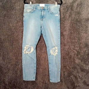 Current/ Elliot the fling in nova destroyed boyfriend jeans size 27 women